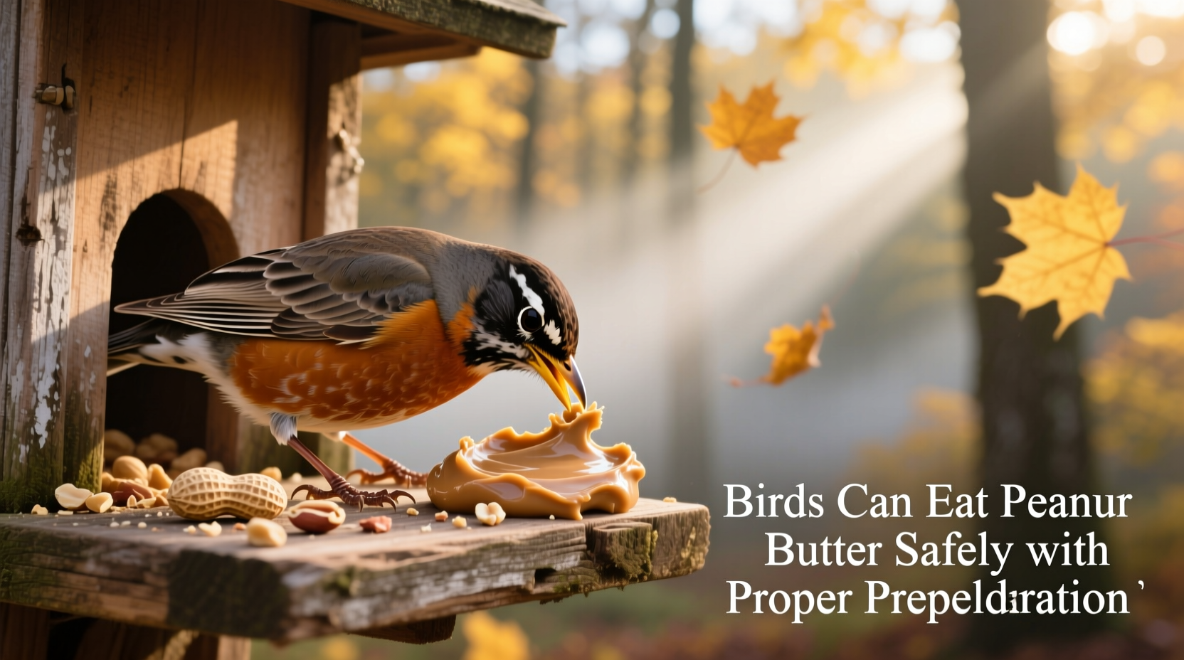 do birds eat peanut butter