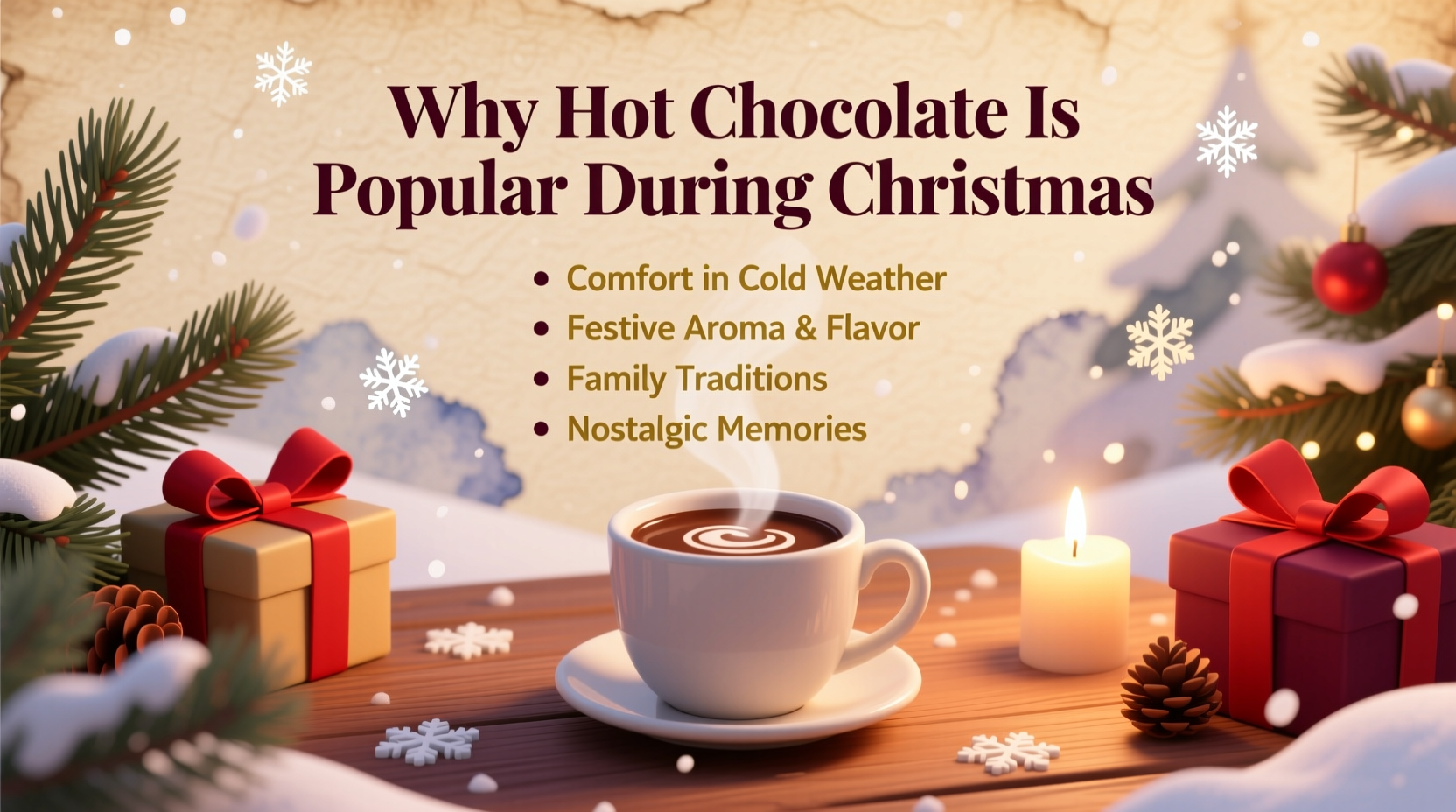 why is hot chocolate popular in christmas