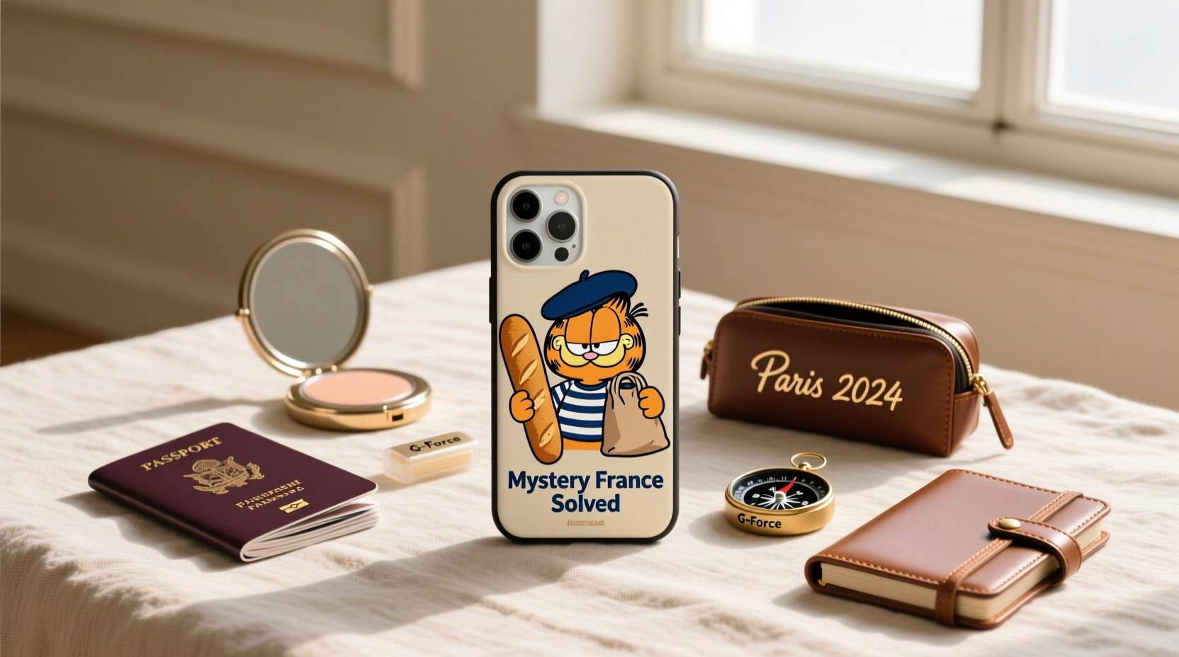 Garfield Phones Mystery France Solved: Travel Gear Guide