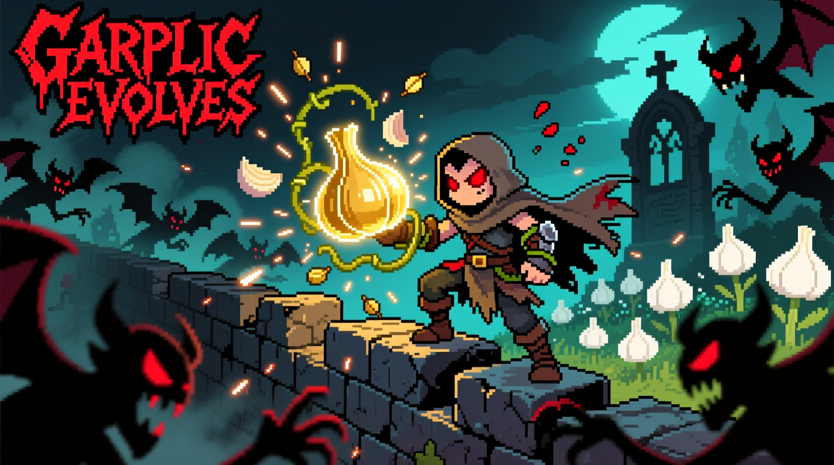 vampire survivors garlic evolve