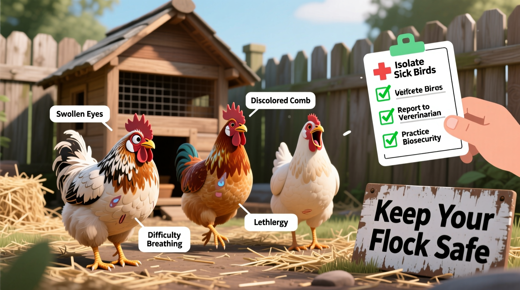 how to tell if your chickens have bird flu