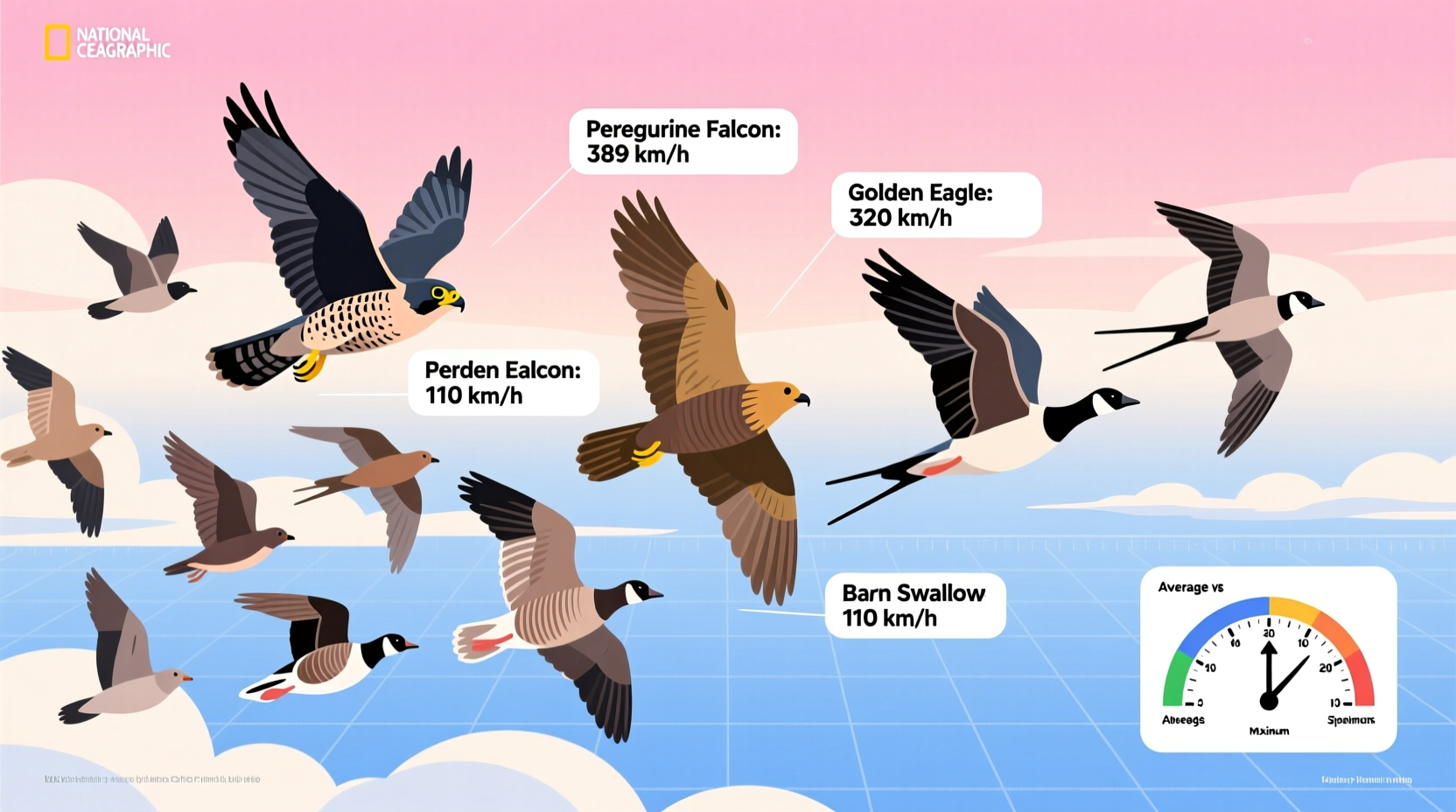 how fast do birds fly