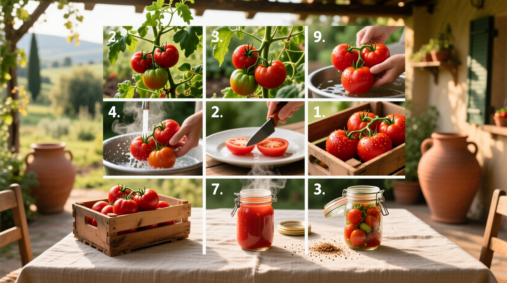 Traditional Step-by-Step Tomato Harvesting & Jarring in Italy: A Culinary Travel Guide