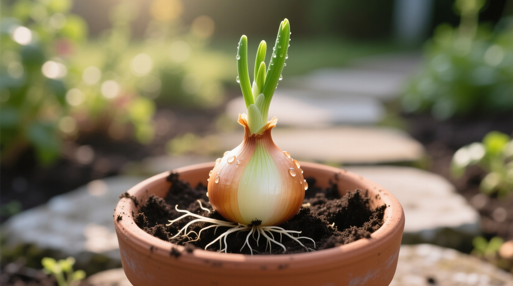 can you plant an onion that has sprouted