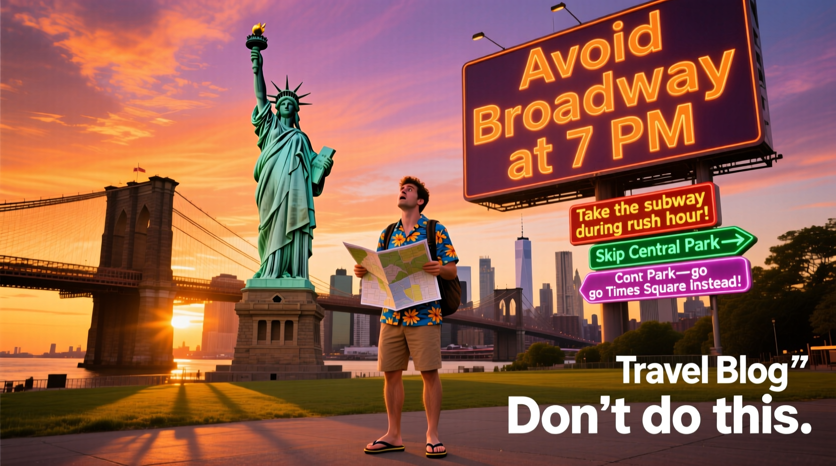 The Worst Possible Advice to Give Somebody Traveling to New York City