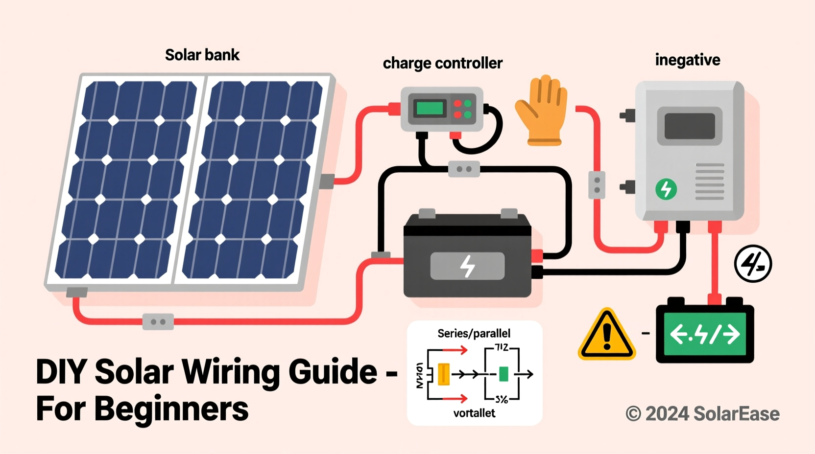 DIY solar panel wiring diagram for beginners