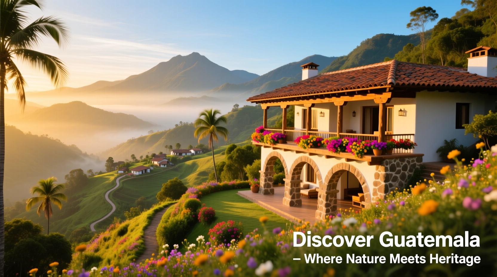 How to Stay Spacious in Guatemala: Villa With Panoramic Mountain Views