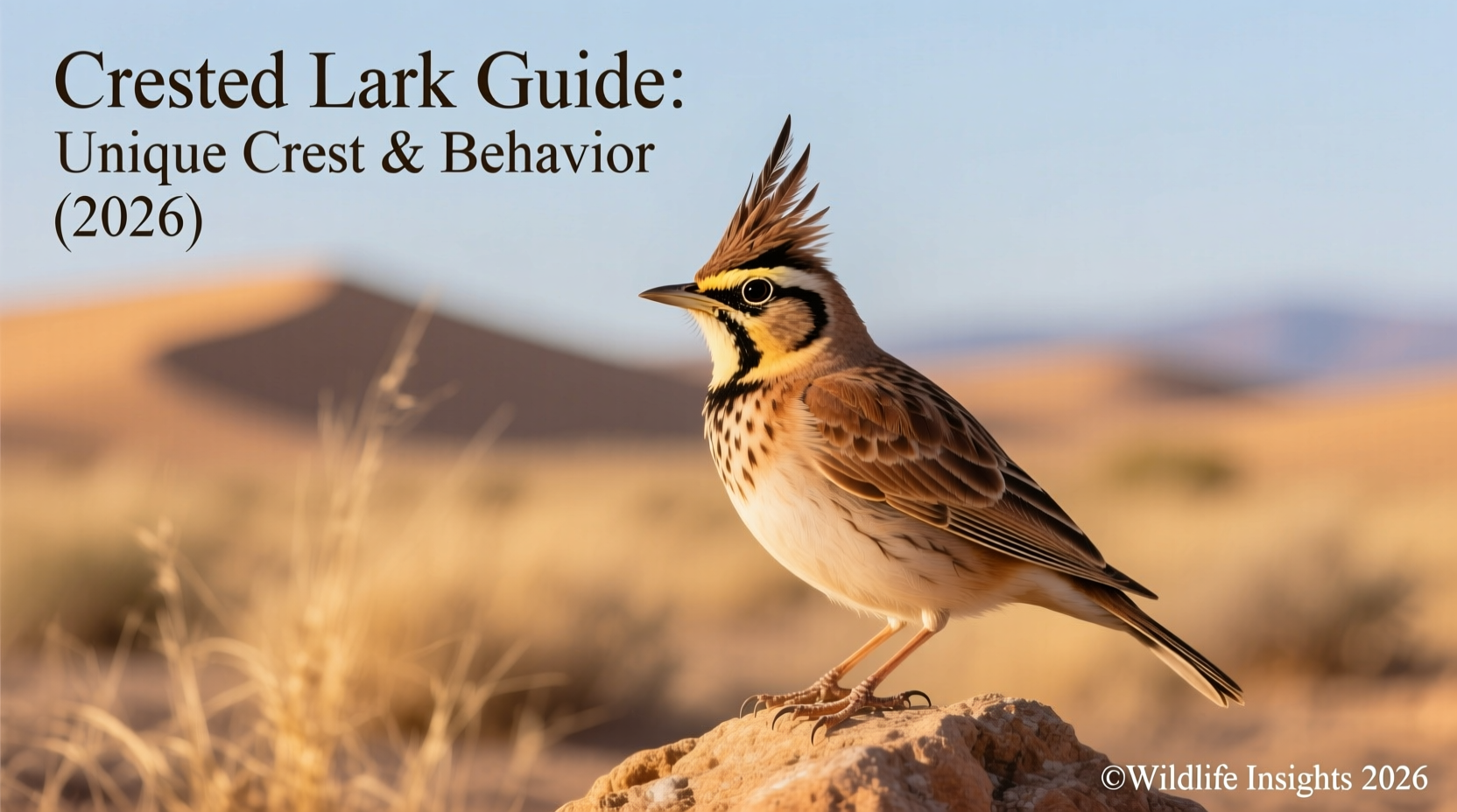 Crested Lark Guide: Unique Crest & Behavior (2026)