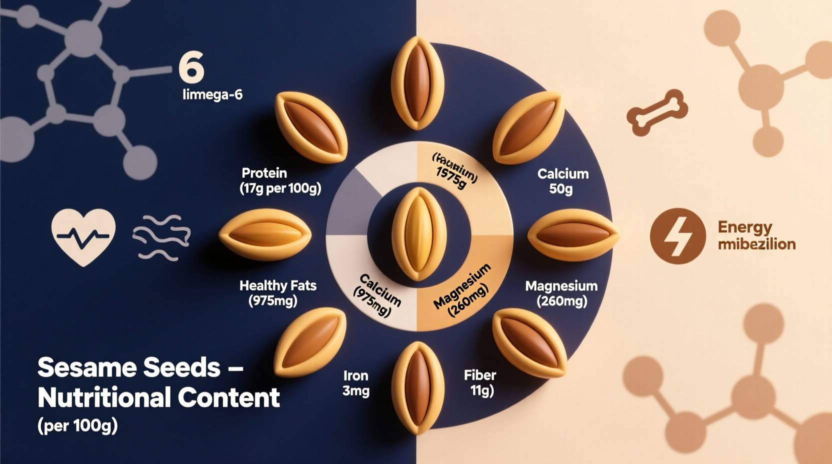 sesame seeds nutritional content