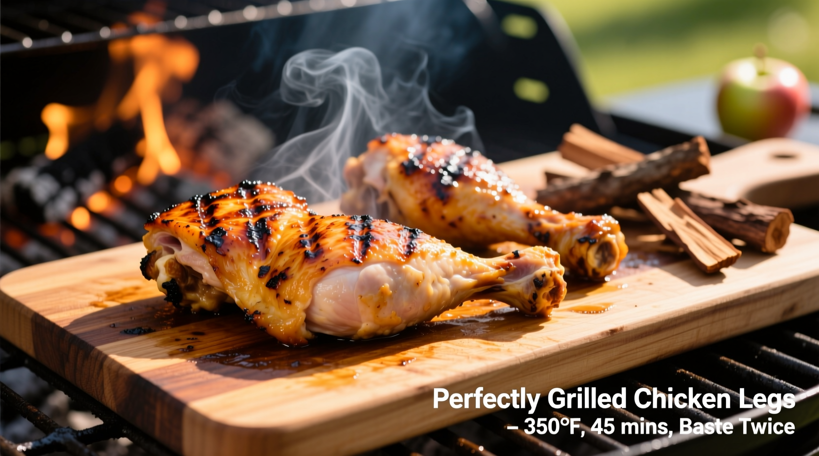 how to cook chicken legs on the grill