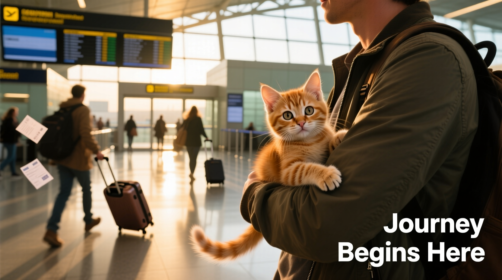 Stray Kitten Rescued Airport Transport Guide: How to Get There & Home Safely