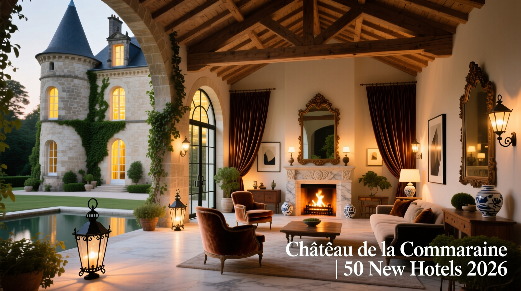 50 Exciting New Hotels 2026 Château de La Commaraine Guide