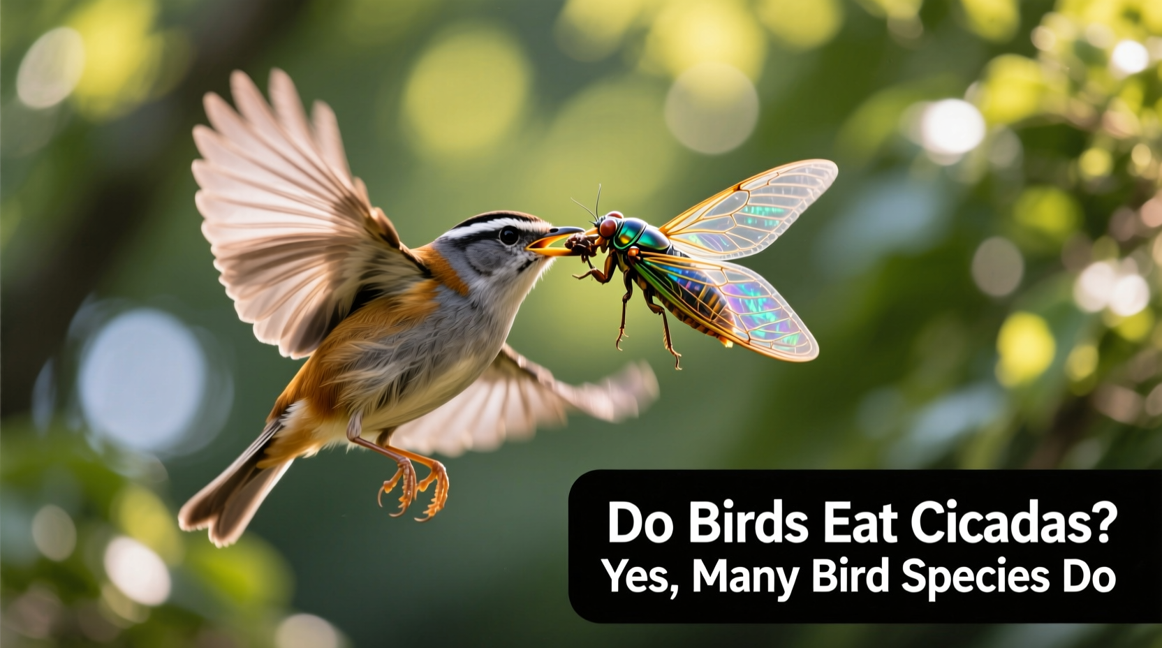 do birds eat cicadas