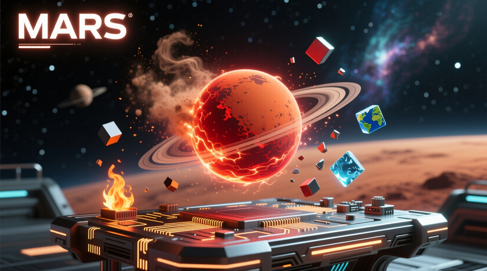 Mars element appearing in Infinite Craft gameplay