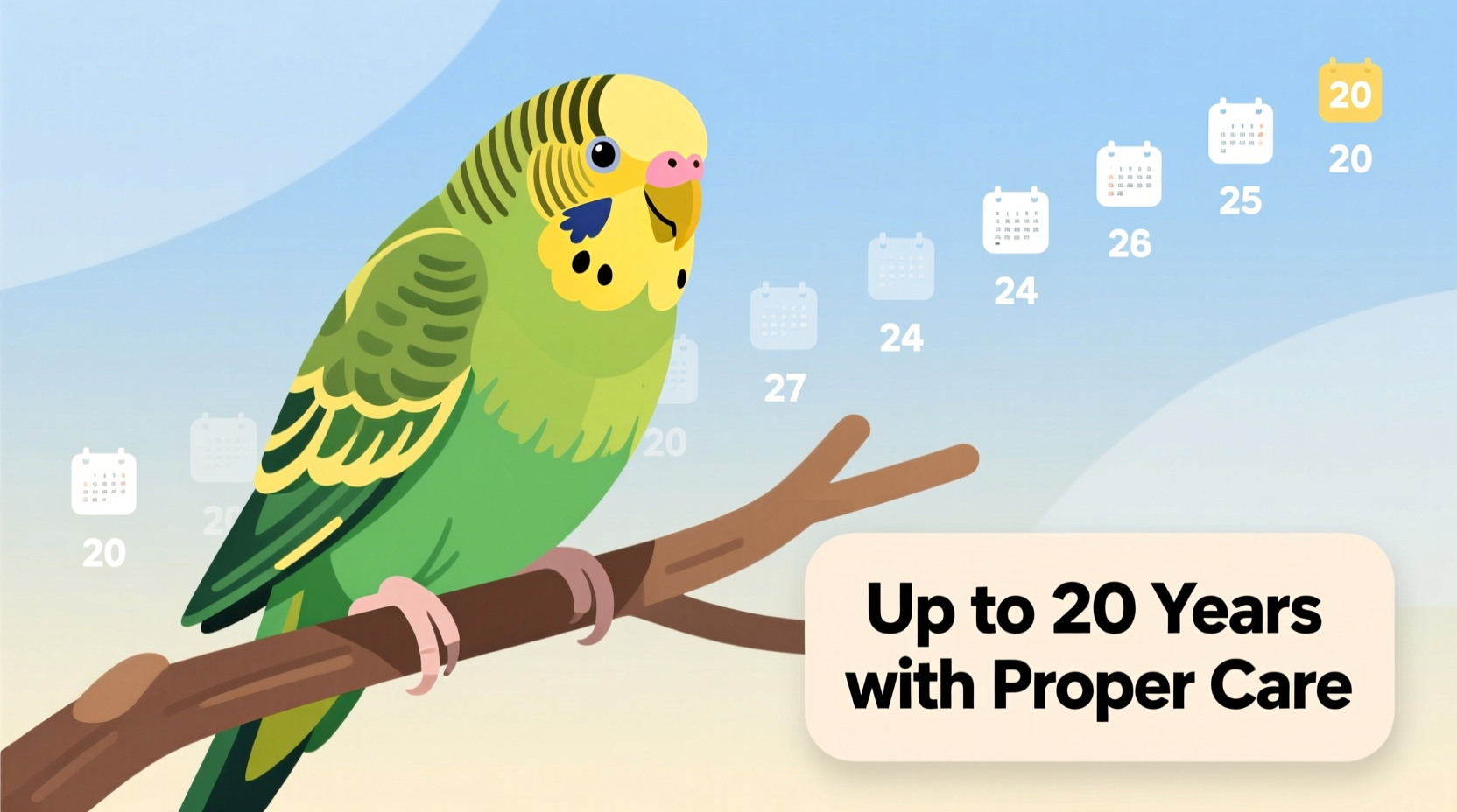 how long do budgie birds live