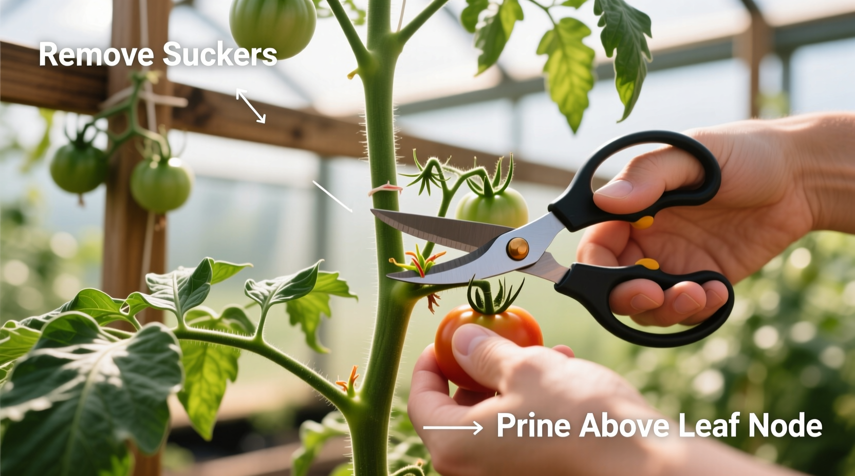 how do i trim a tomato plant