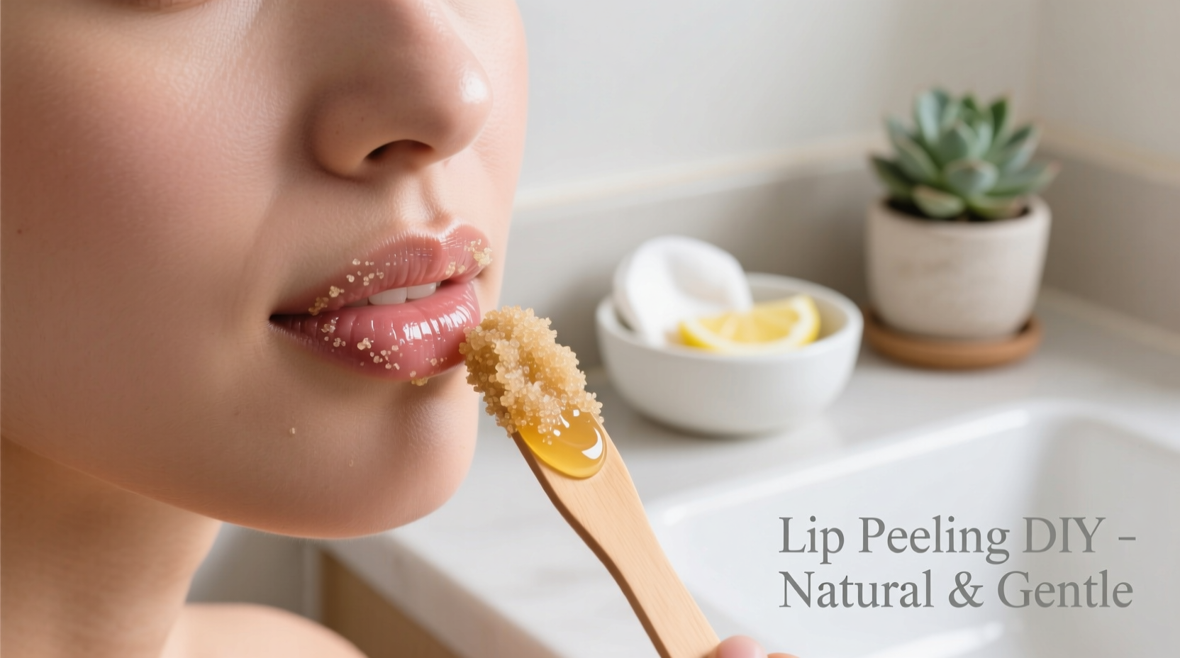 lip peeling diy