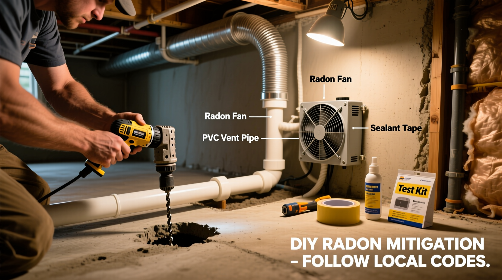 diy radon mitigation