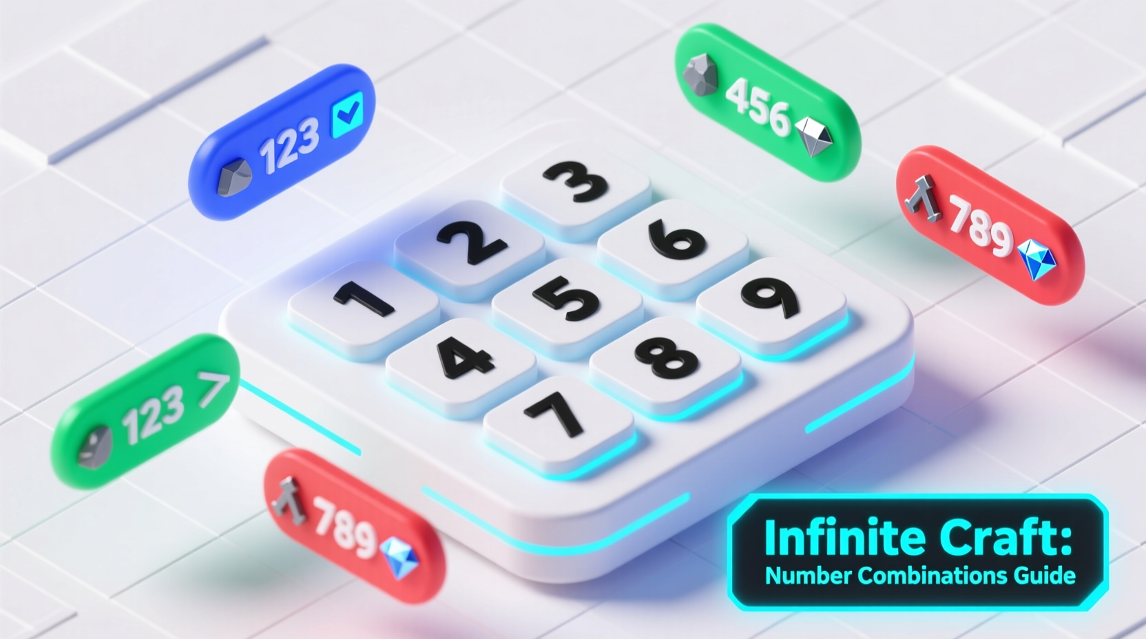 Infinite Craft number combinations visual guide