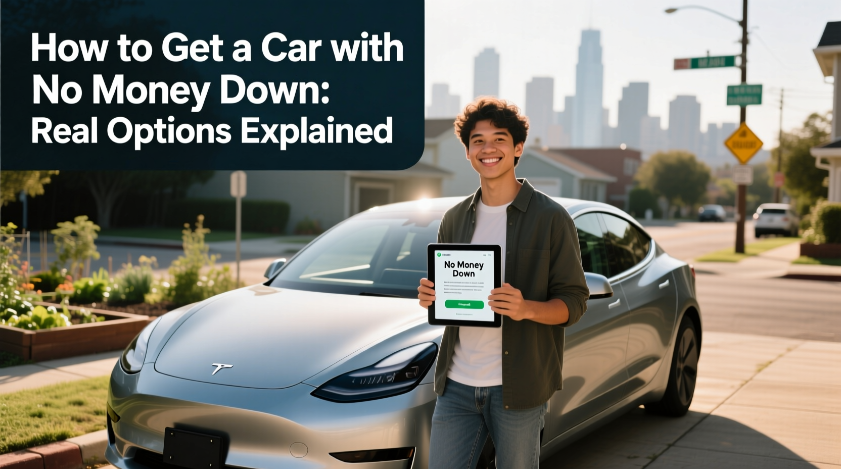 how to get a car with no money