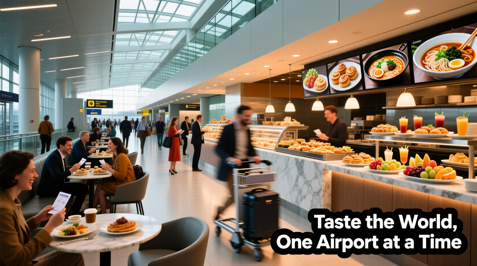How to Get Good Food at US Airports: Transport & Logistics Guide