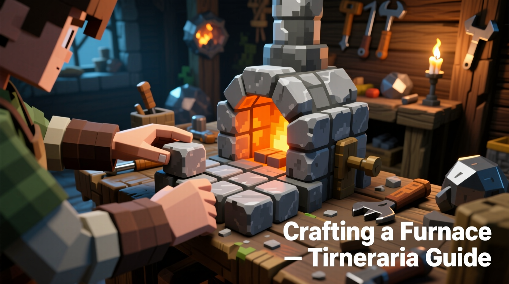 how to craft a furnace terraria