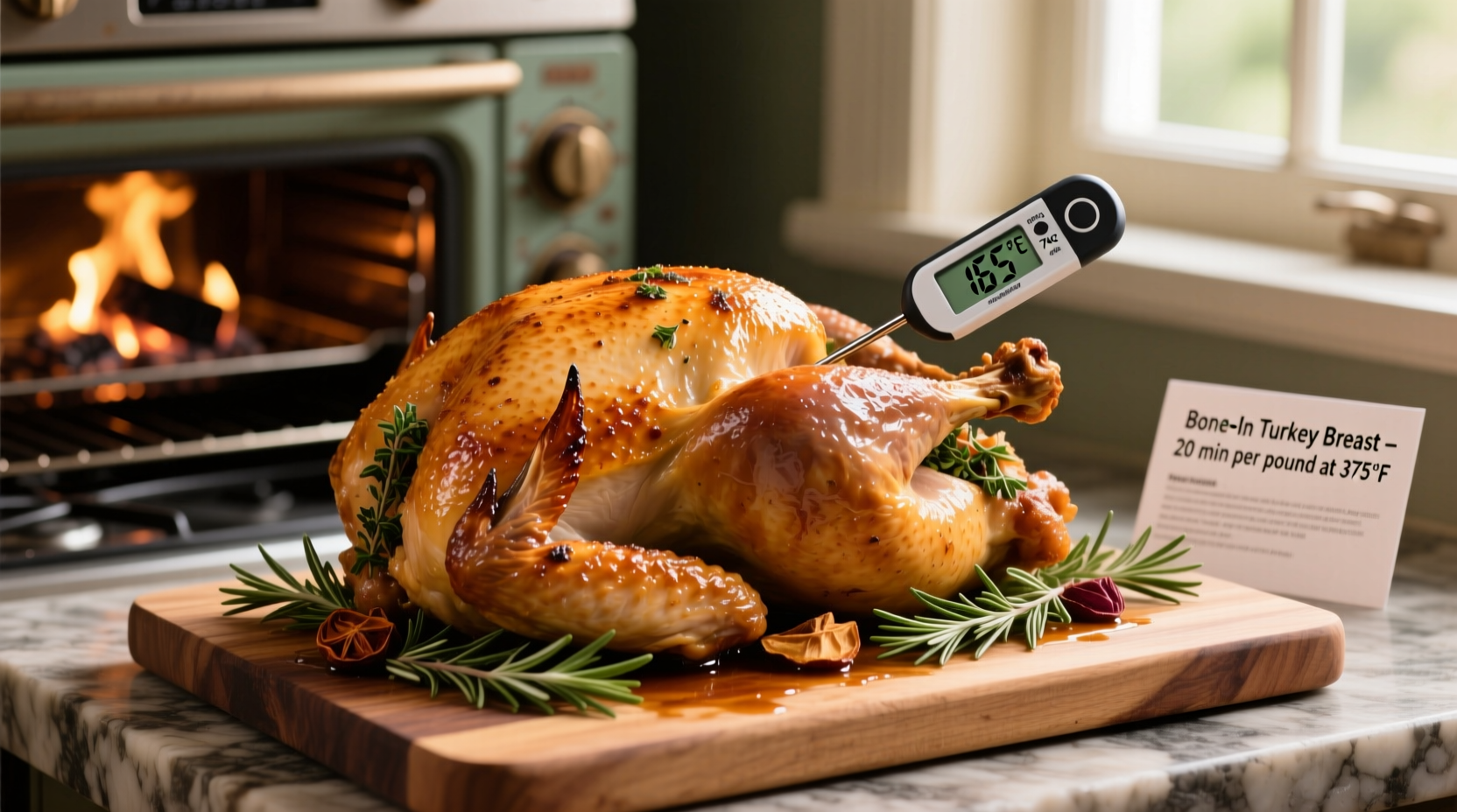 how long to cook a bone in turkey breast