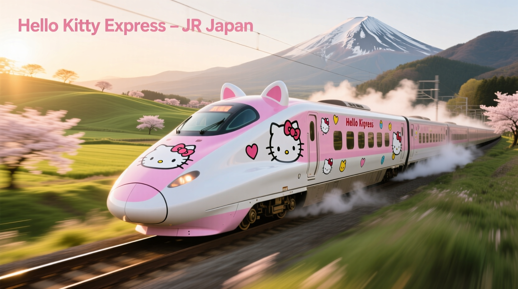 Japan Hello Kitty Themed Bullet Train: How to Ride, Book & Compare Options