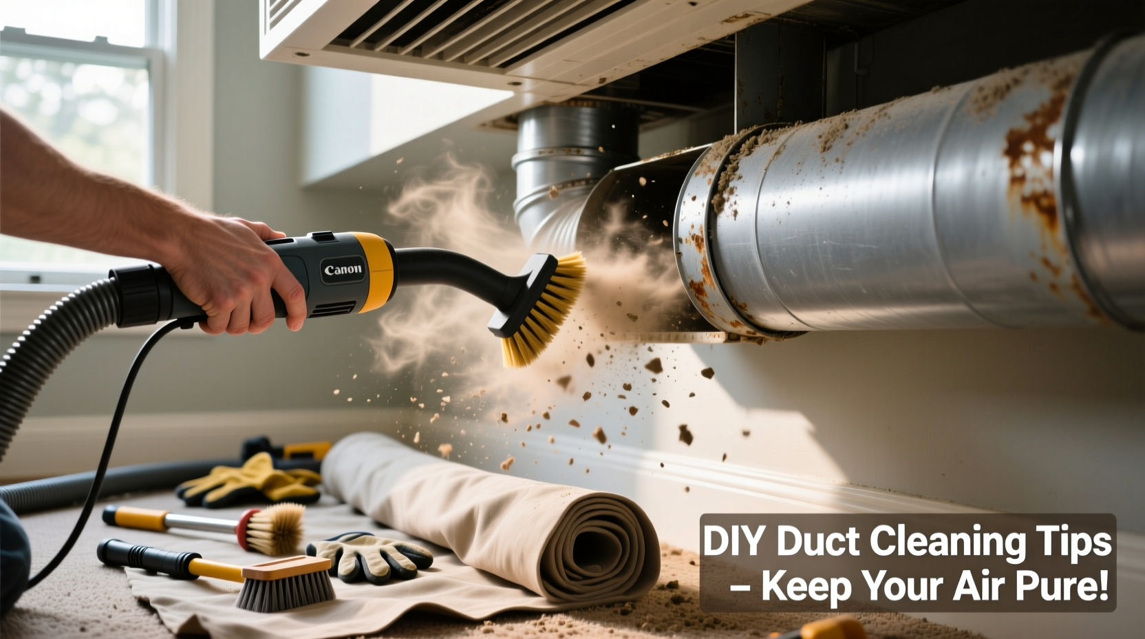 diy duct cleaning