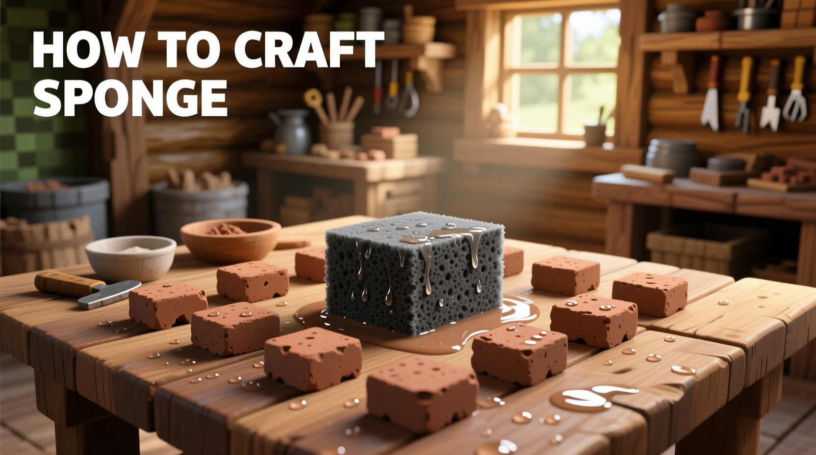 How to Get Sponge in Minecraft: No Crafting Needed!