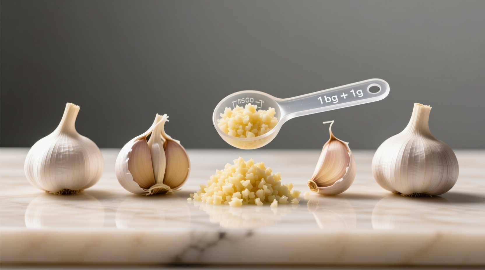 4 garlic cloves to minced exact teaspoon conversion guide
