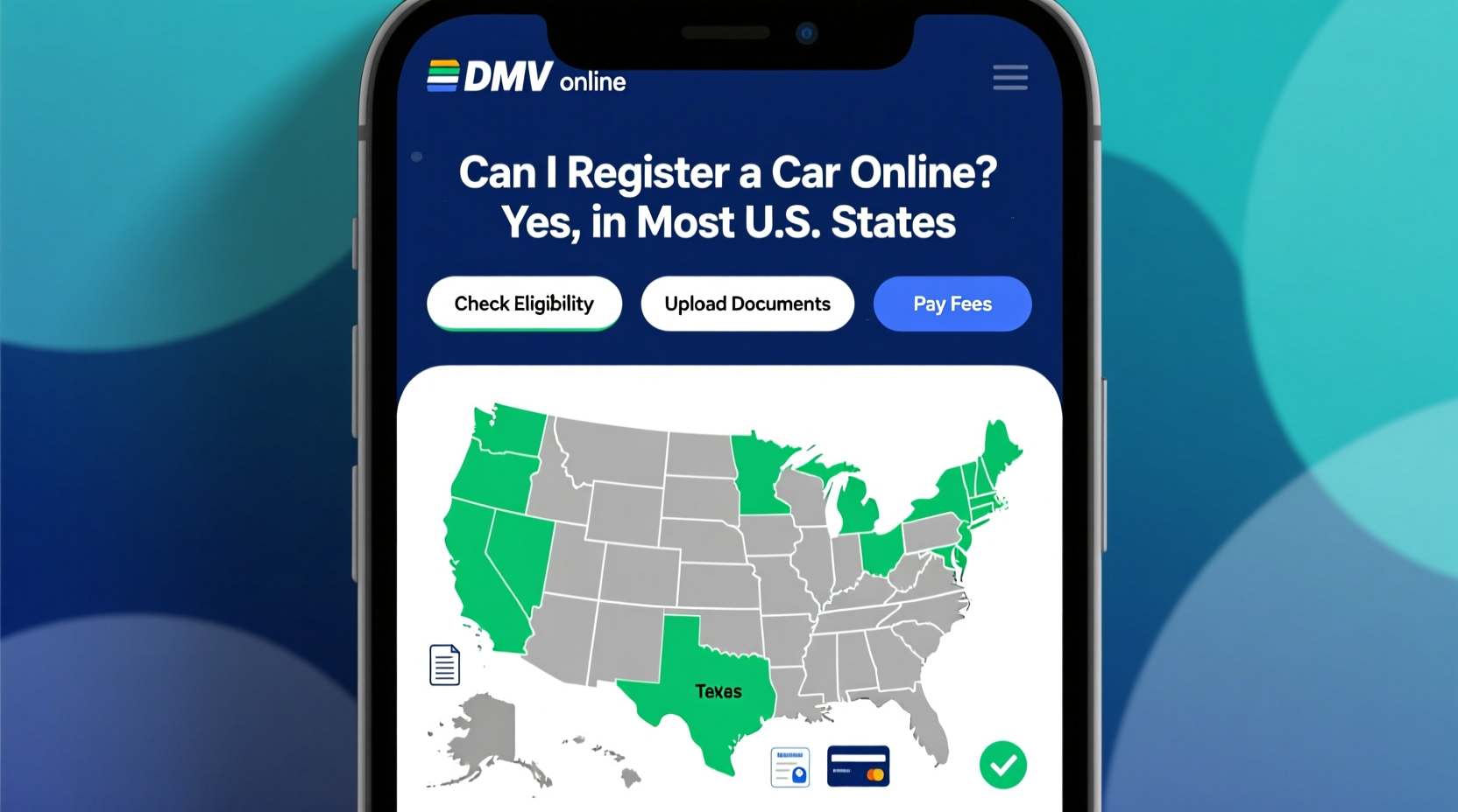 can i register a car online