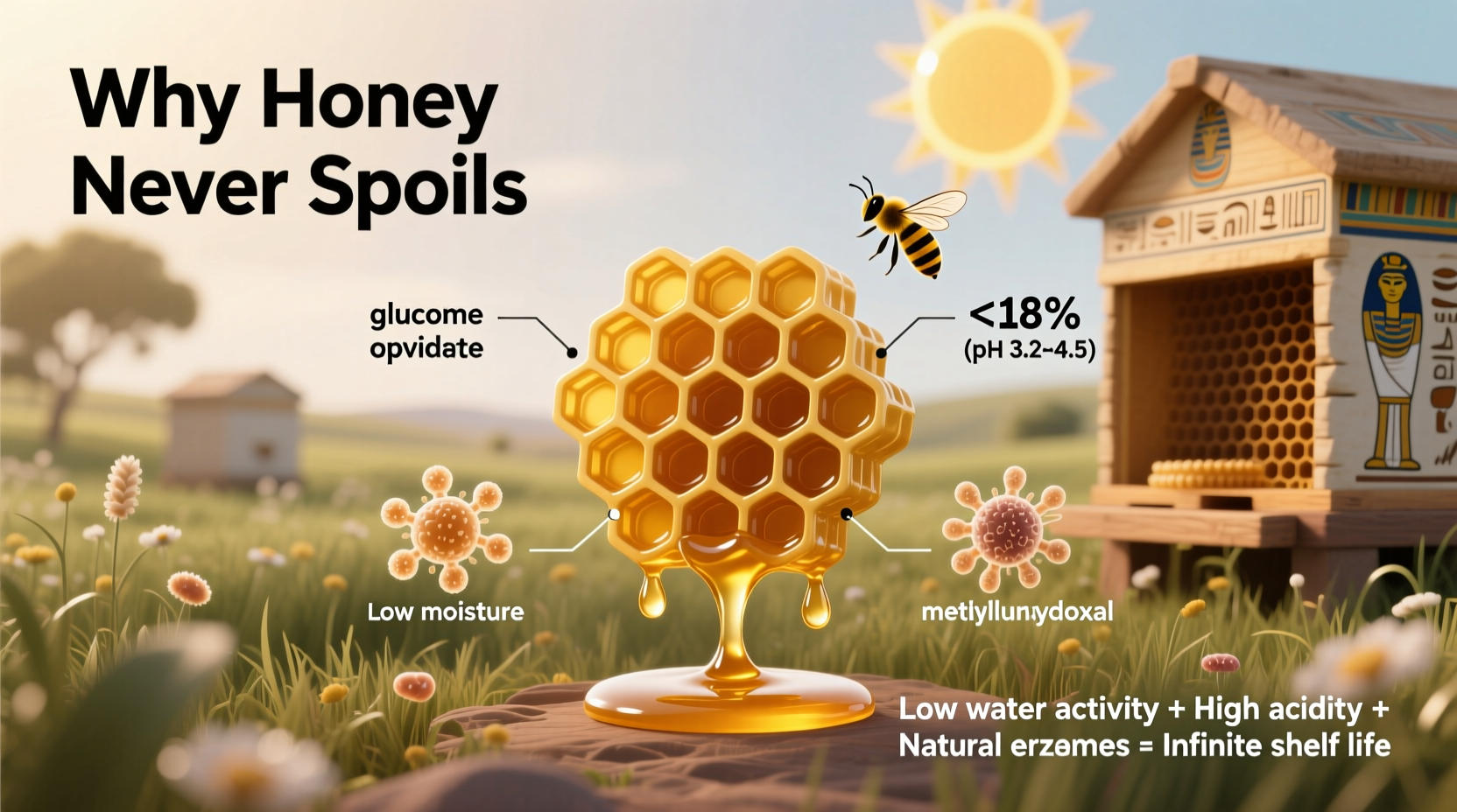 why does honey never go bad