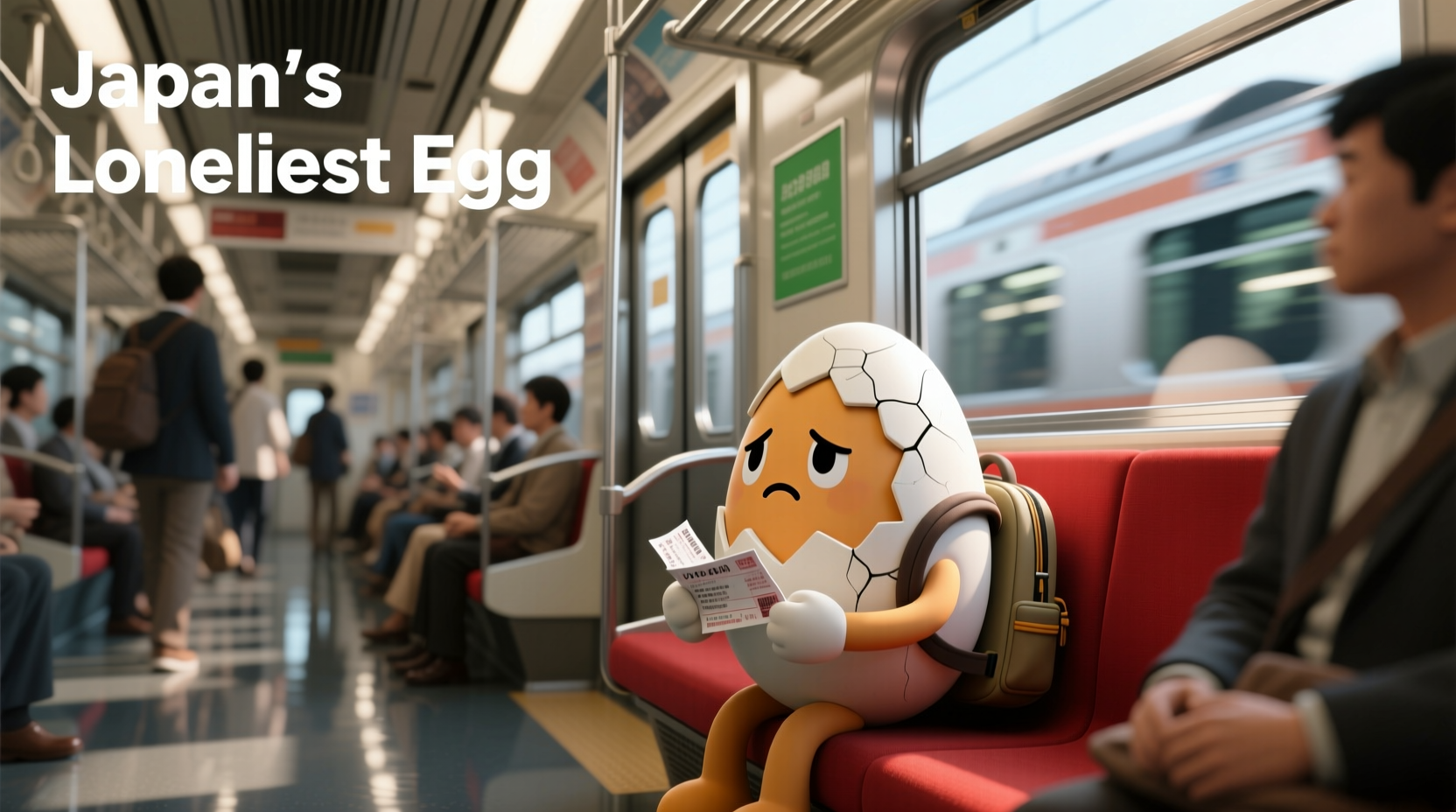 How to Meet Japan's Newest Cartoon Depressed Misanthropic Egg: Transport Guide