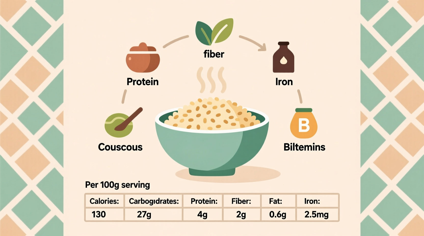 nutritional facts of couscous
