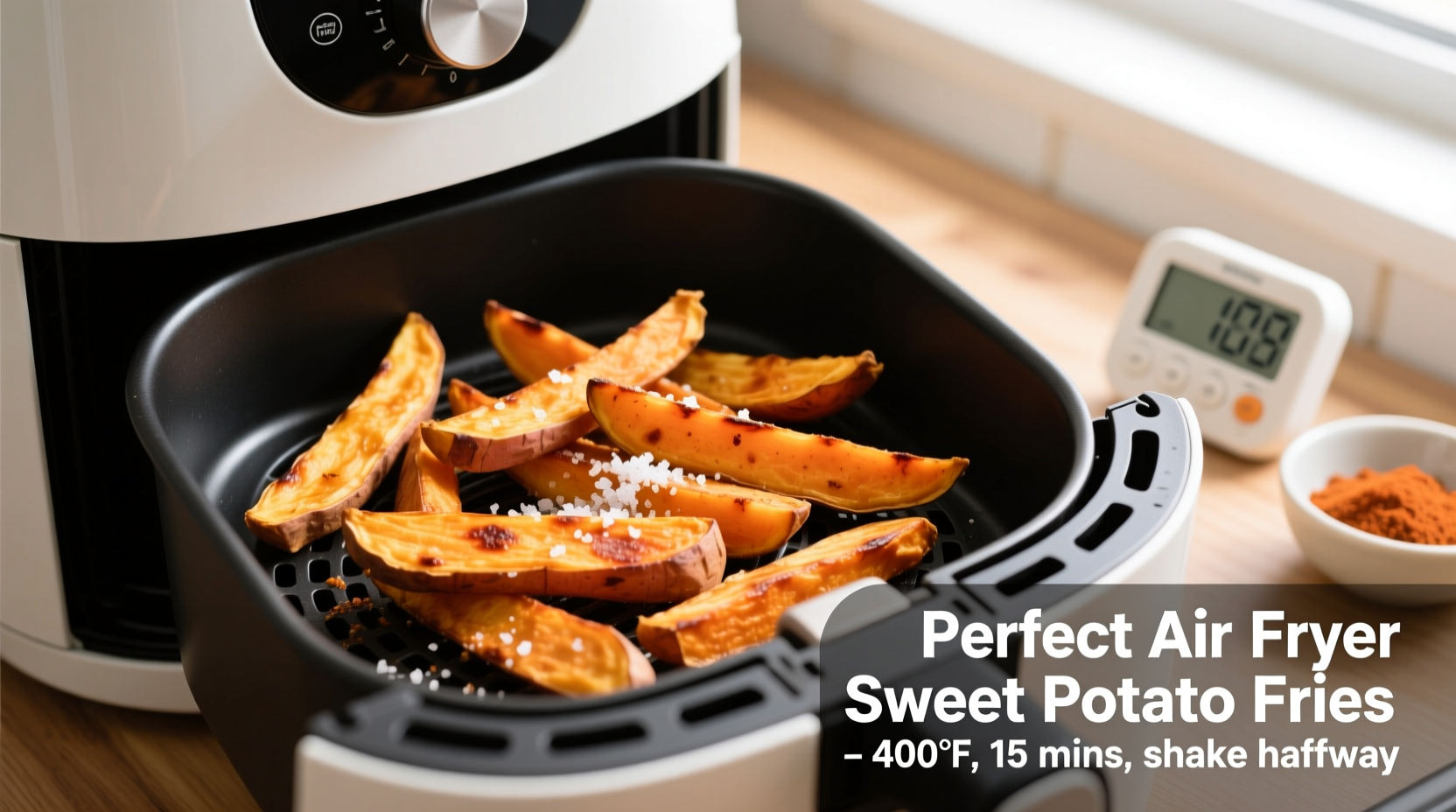 how to air fry sweet potato fries
