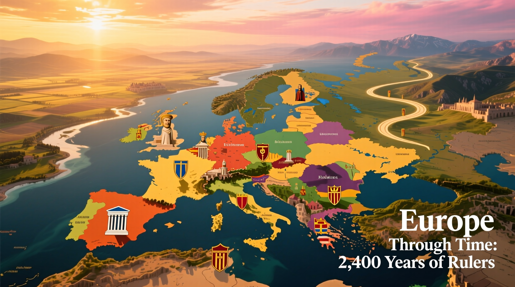 Map-Video Shows Every European Ruler Since 400 BC: Budget Travel Guide