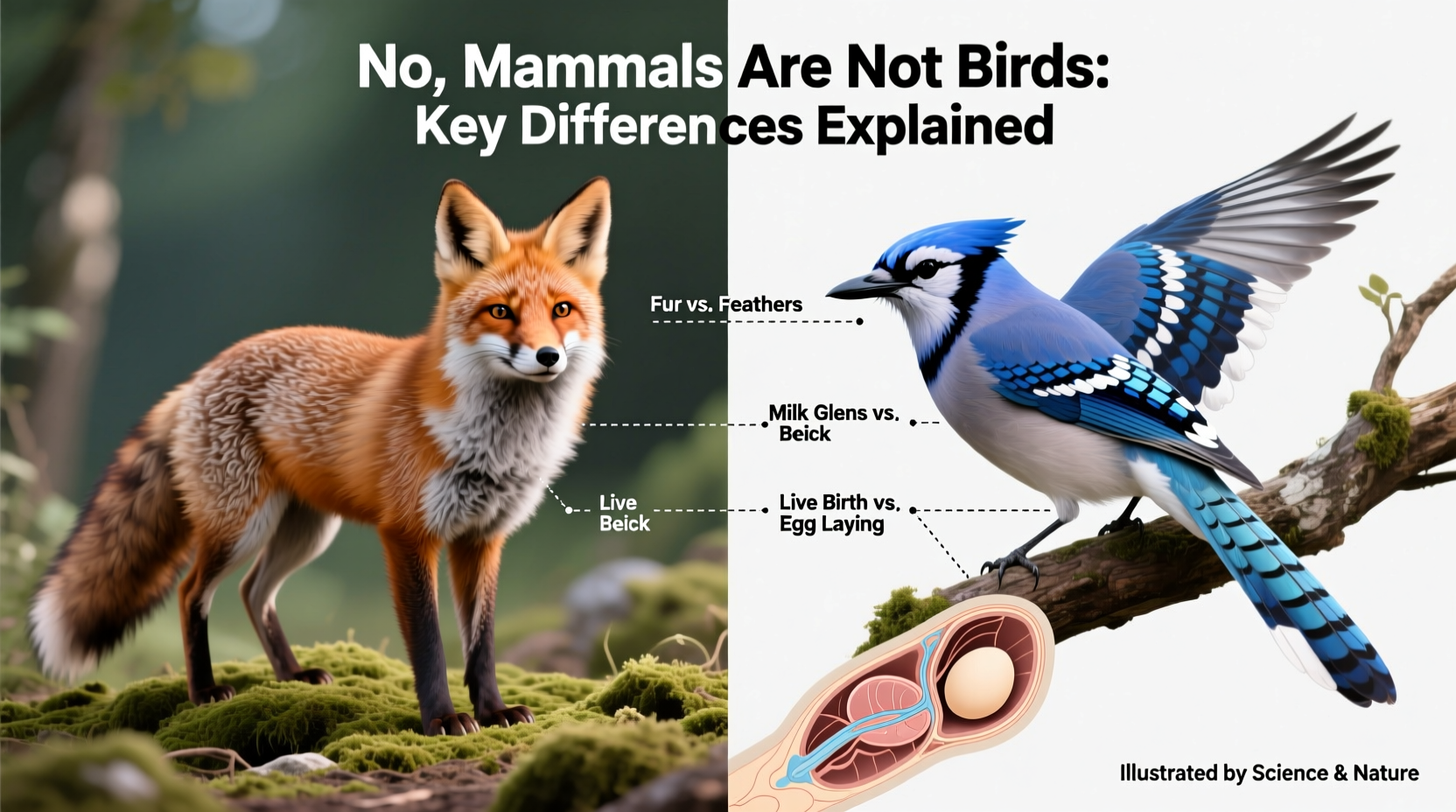 are mammals birds