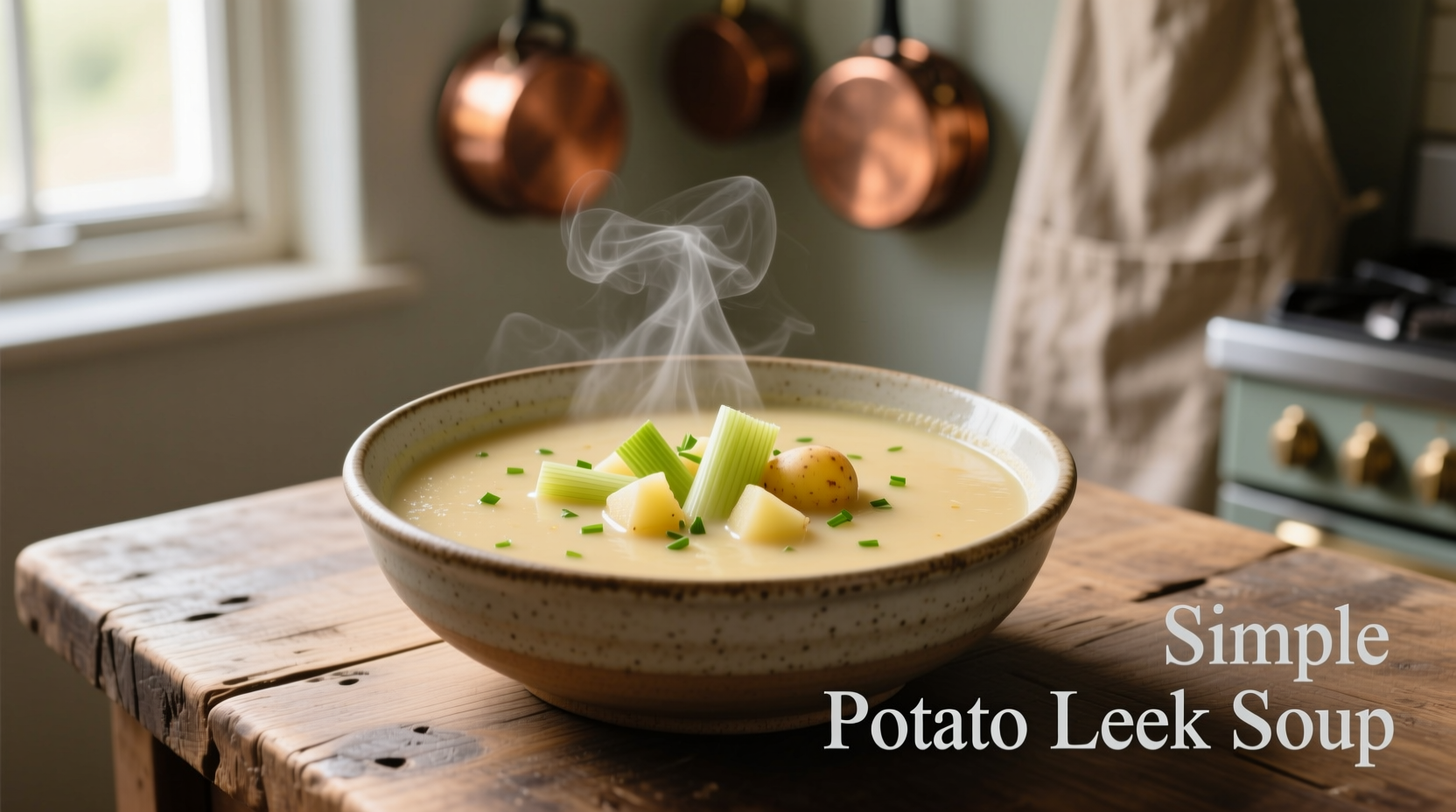 Simple Potato Leek Soup Recipe in 30 Minutes