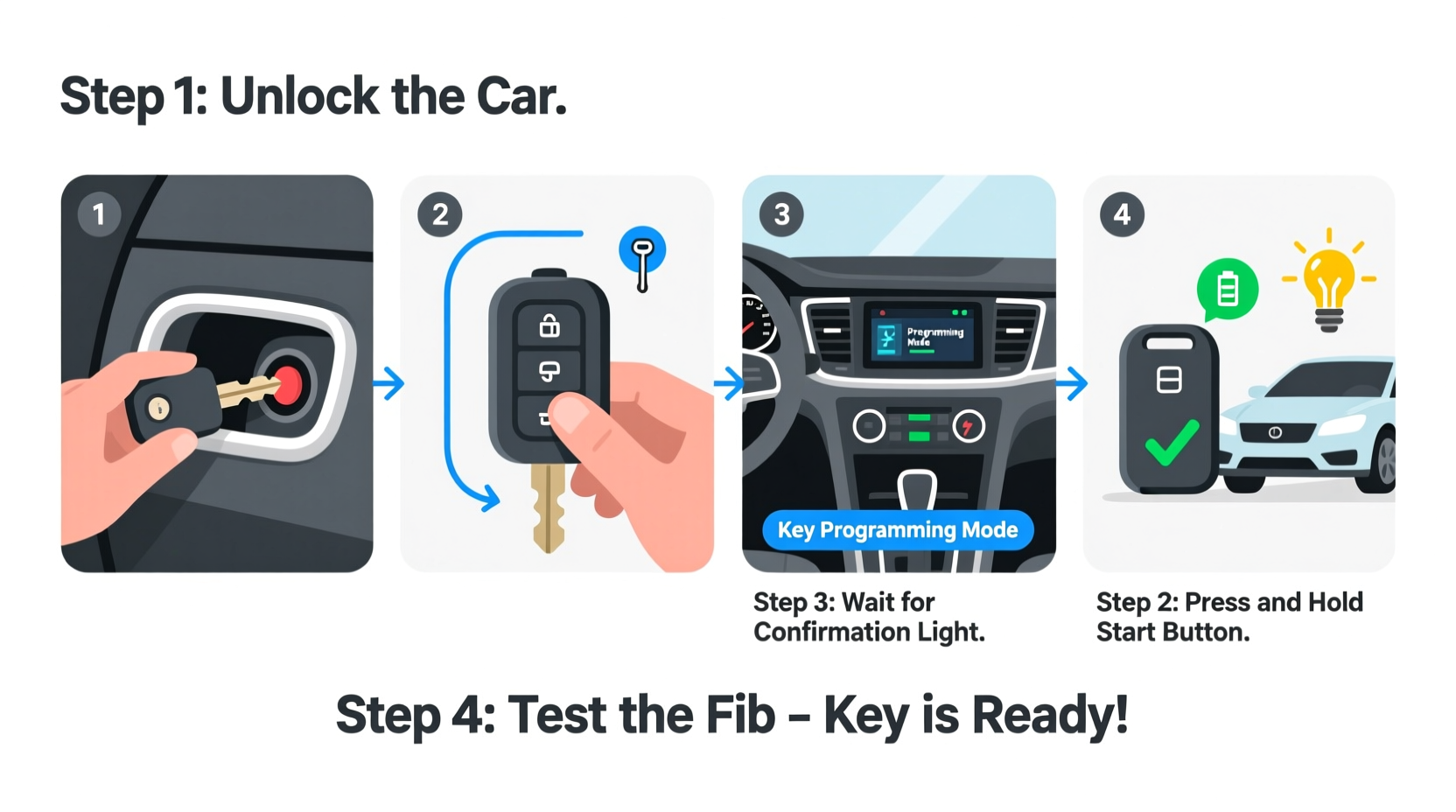 how to program a car key fob
