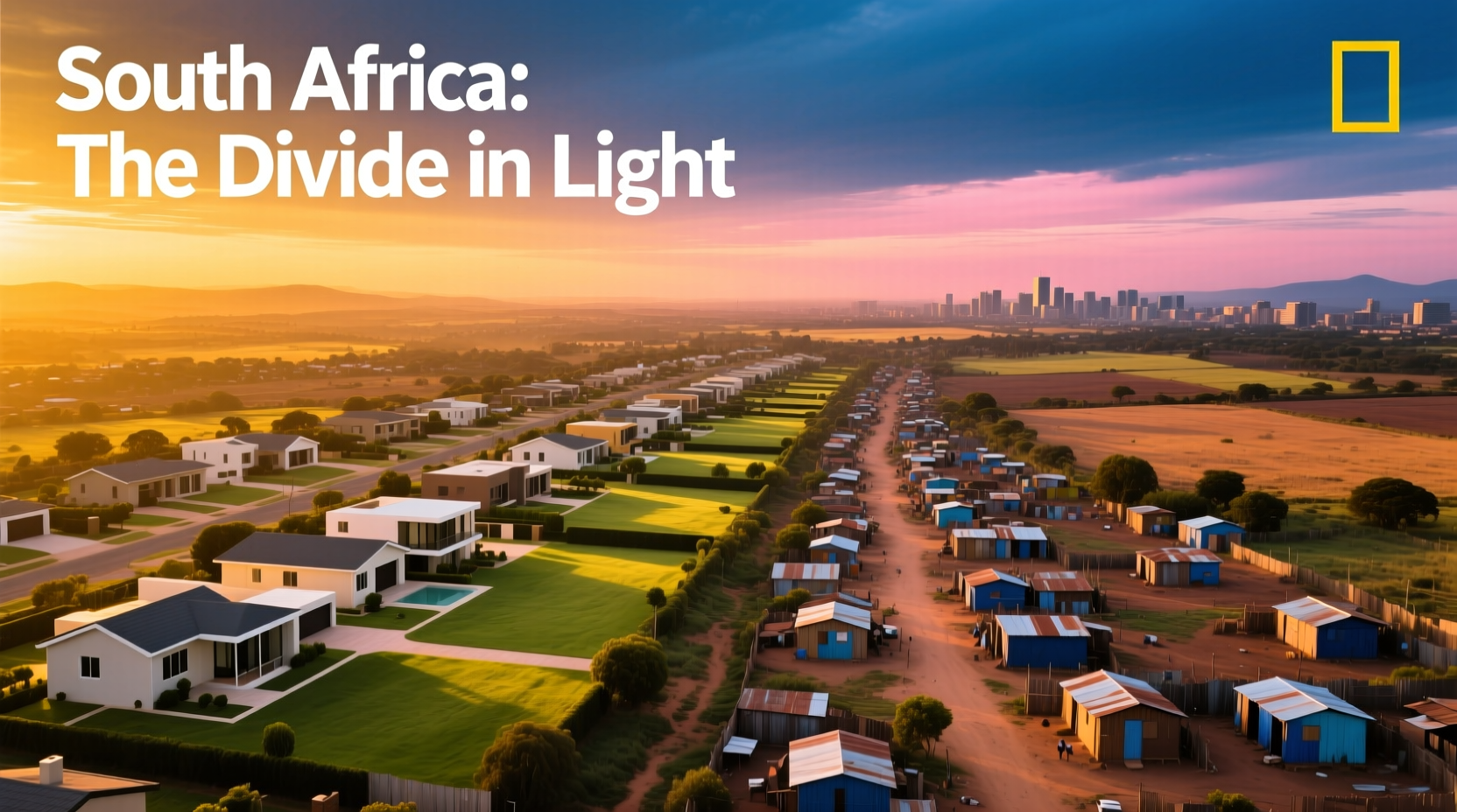 South Africa’s Wealth Divide: Aerial Photographs Guide for Budget Travelers