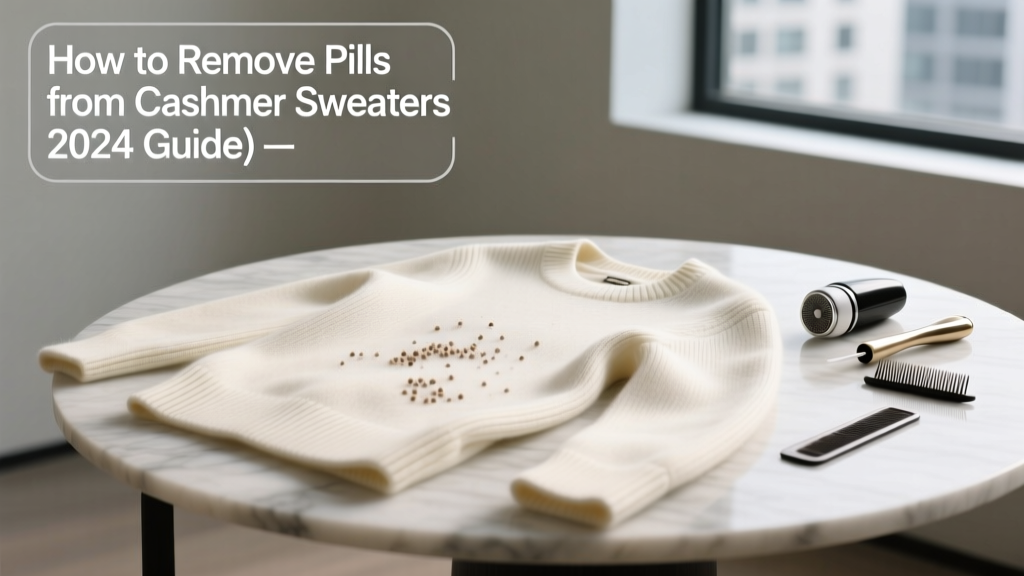 How to Remove Pills from Cashmere Sweaters (2024 Guide)