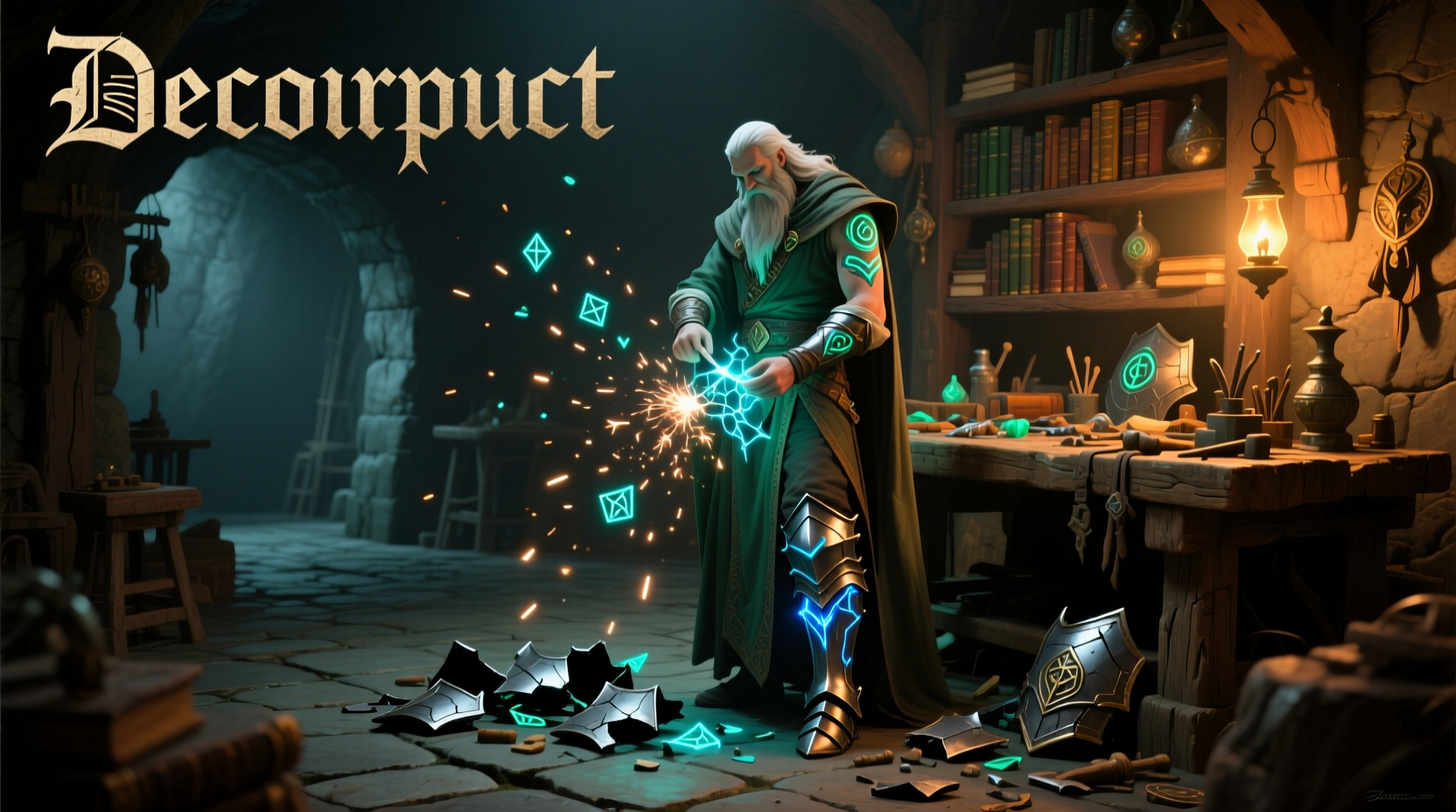 ESO character deconstructing gear at crafting station