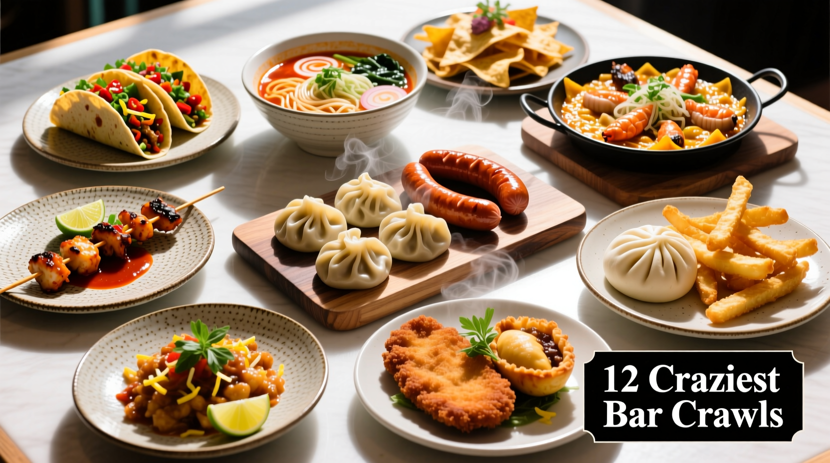12 of the Craziest Bar Crawls in the World: Food & Drink Guide