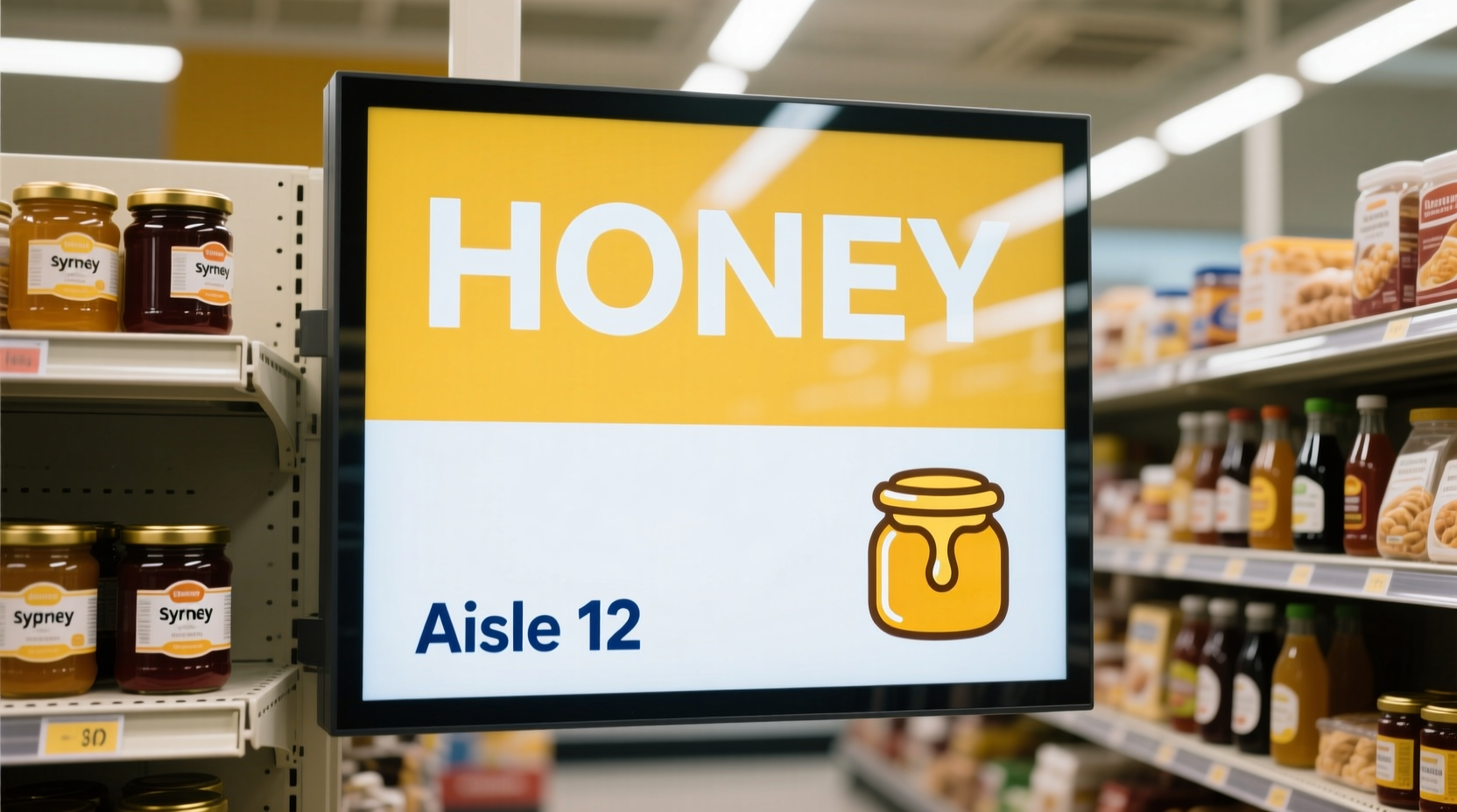 what aisle is honey in