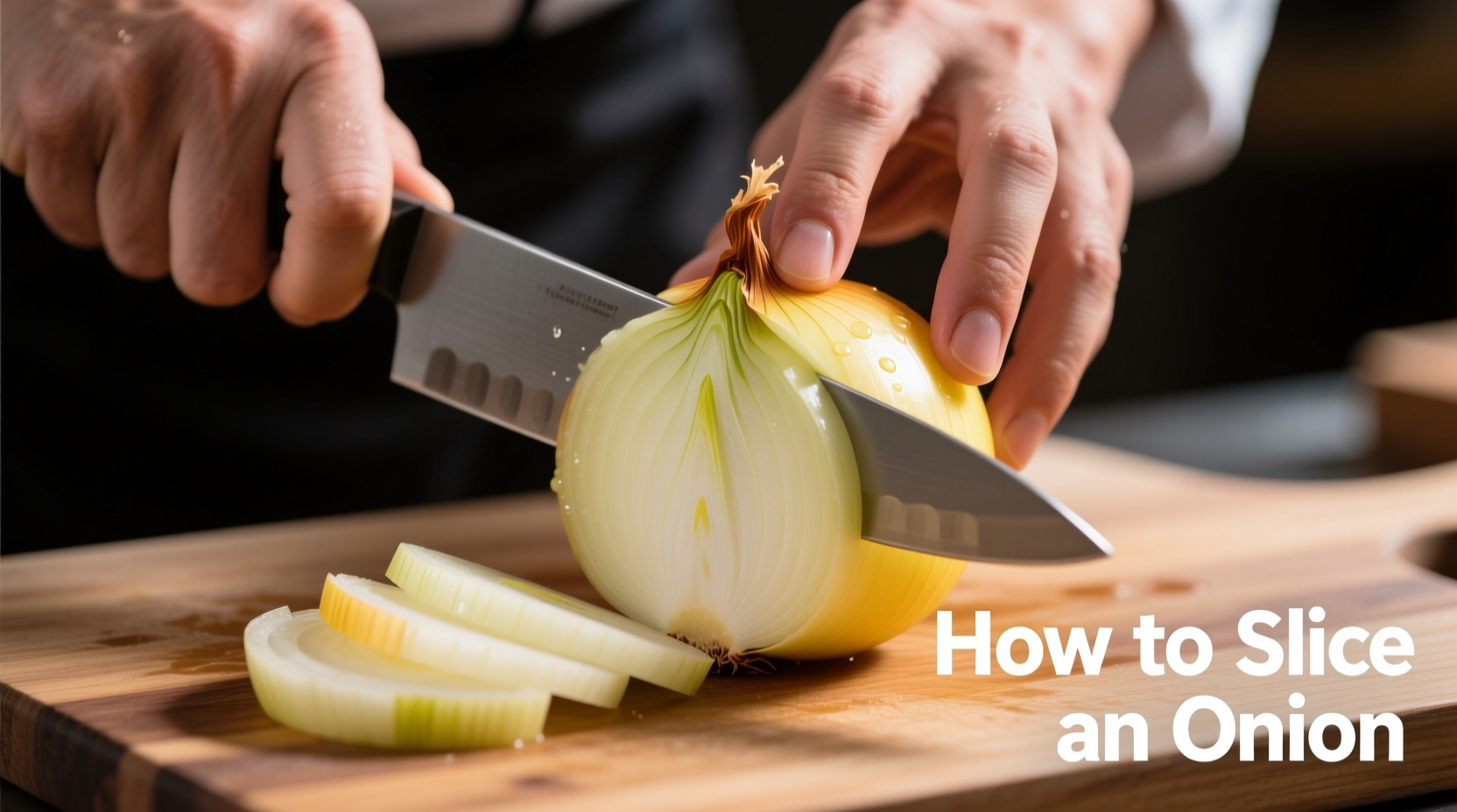 how do i slice an onion