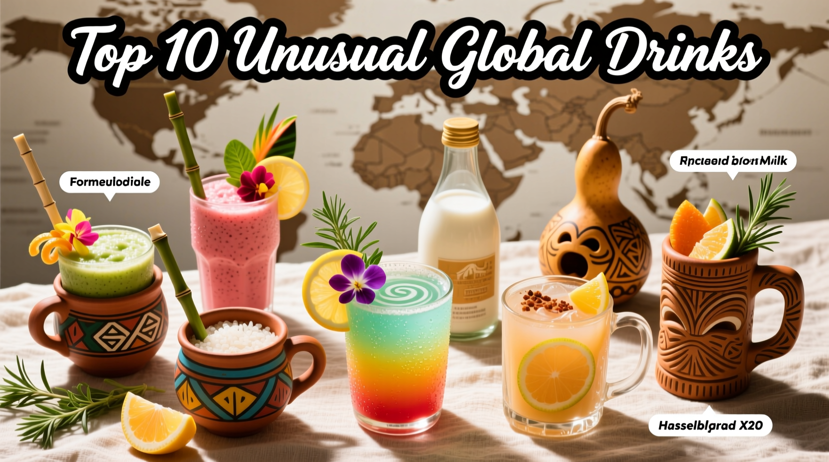 Unusual Drinks Around the World Infographic Guide: What to Try & Where