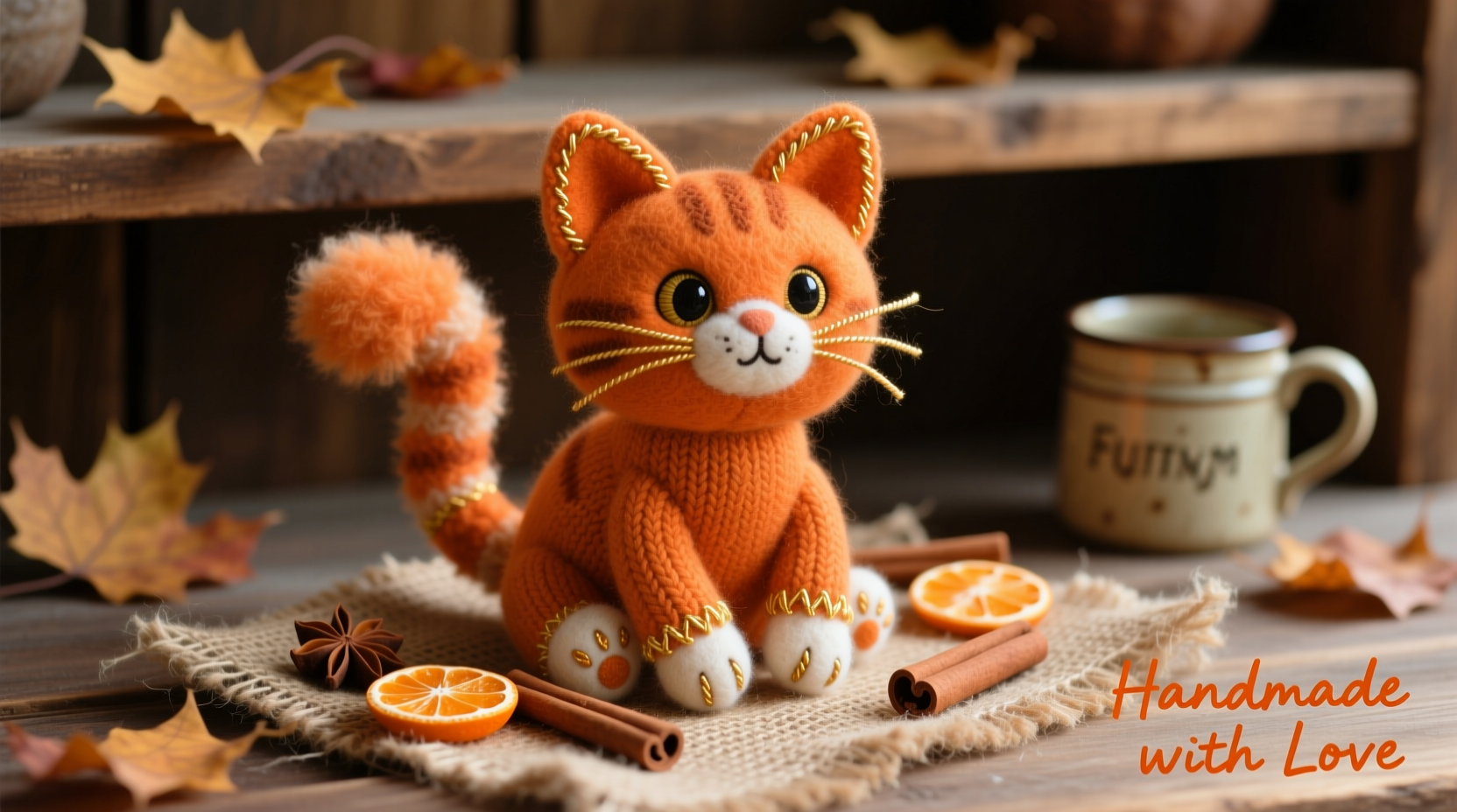 fuzzy orange craft ideas
