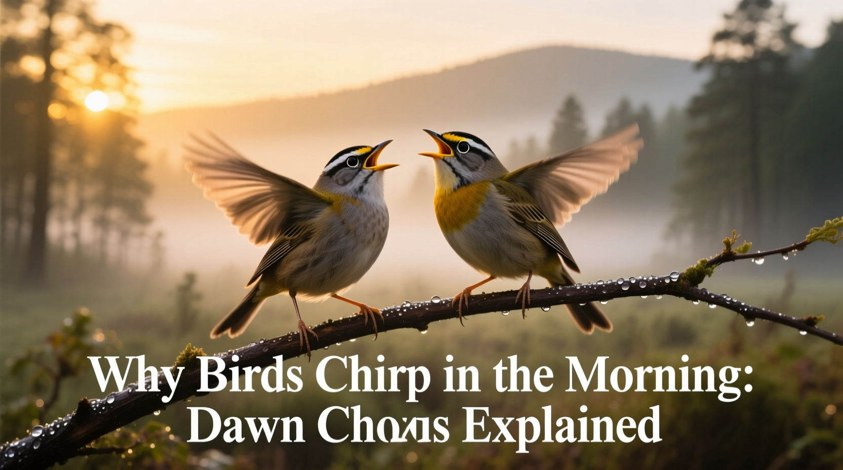 why does birds chirp in the morning