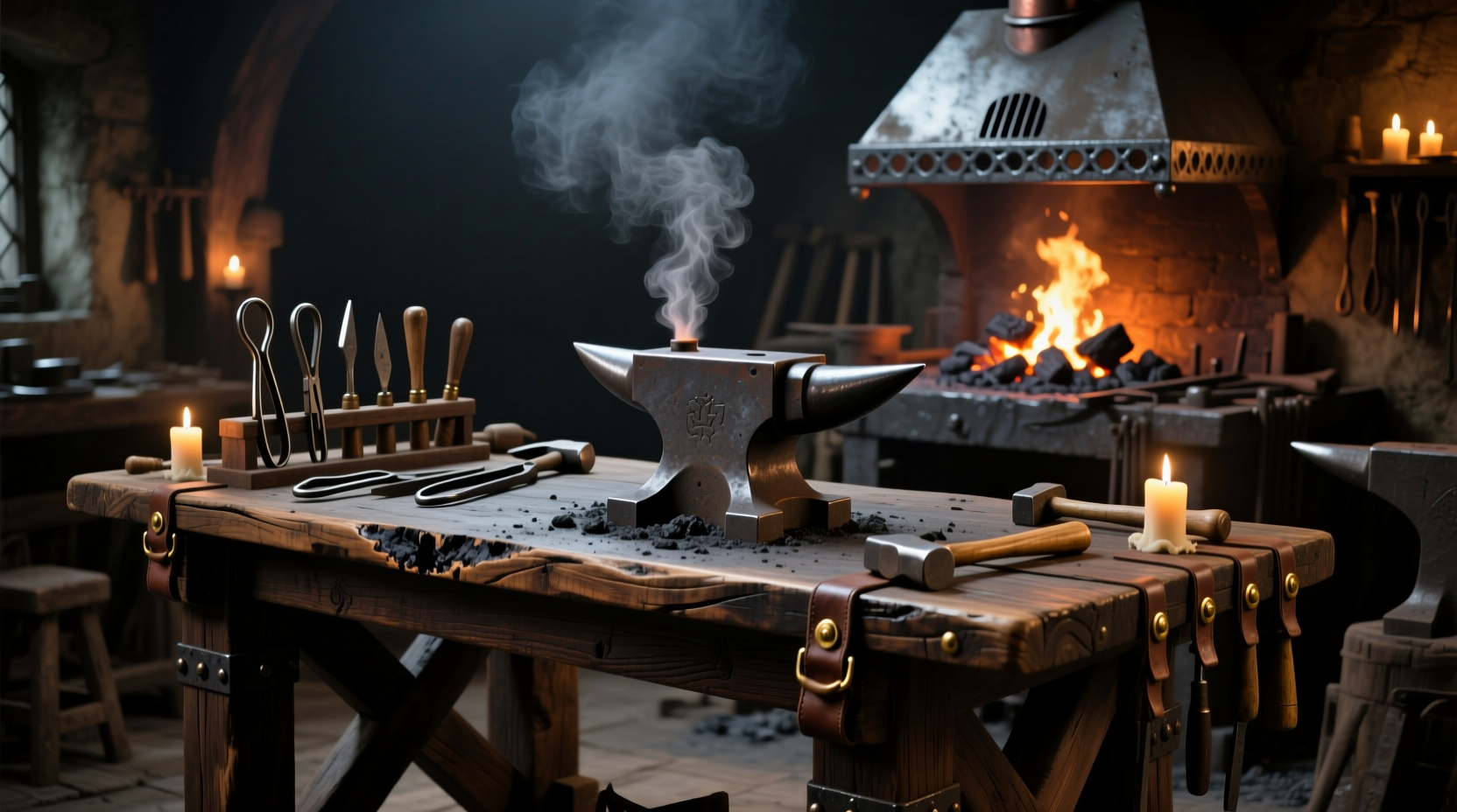 how to craft a smithing table